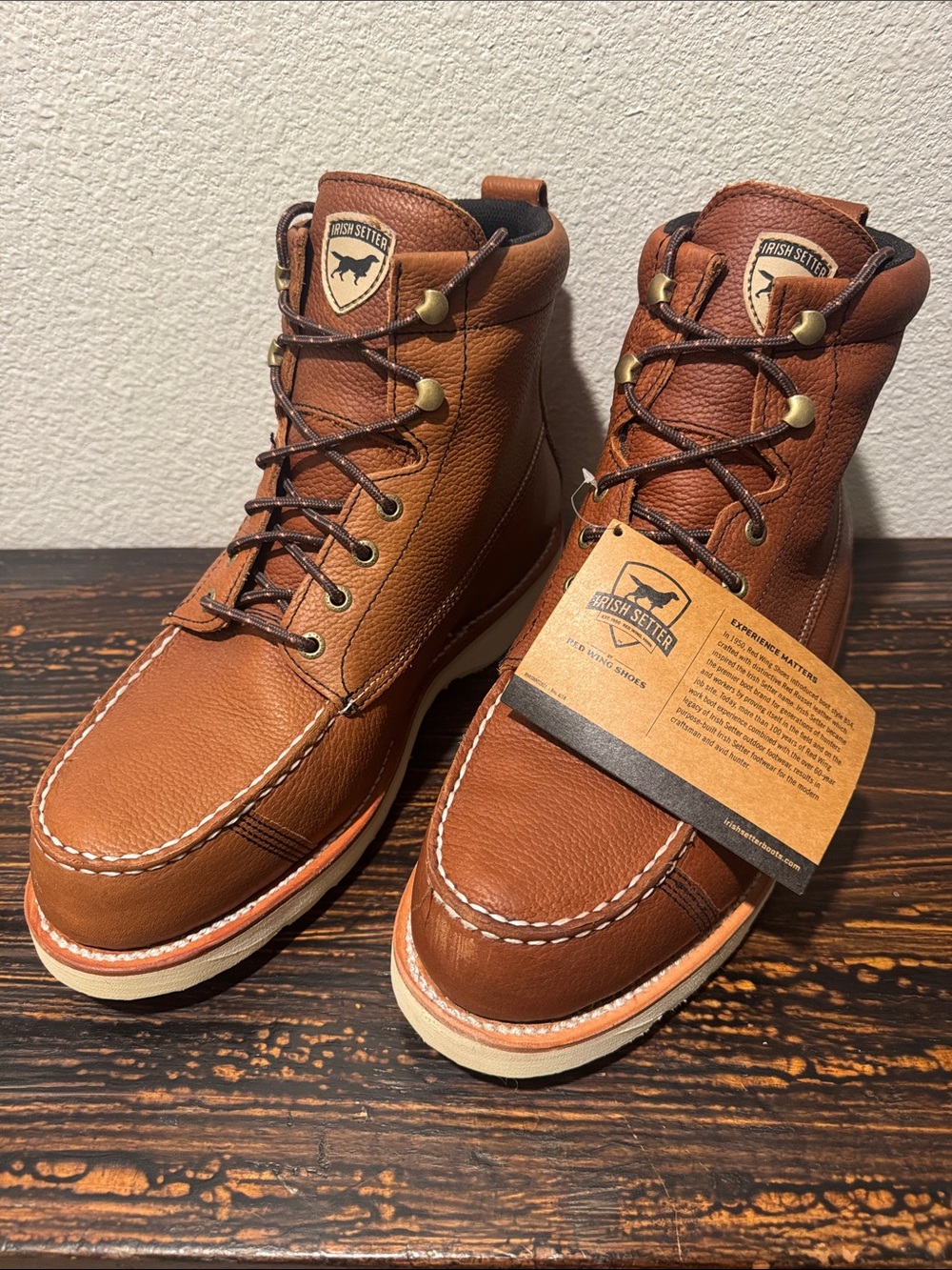 Irish Setter Boots by Red Wing – Men’s 11.5D – New